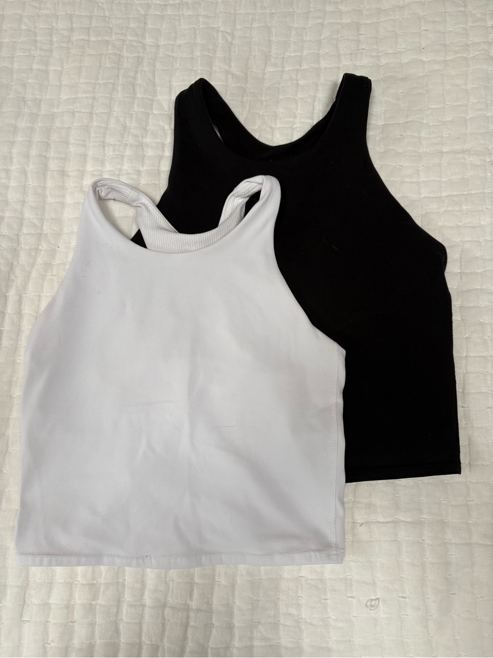 Athleta Girl Built-In Bra Crop Tops Lot of 2 Size 12 & 14